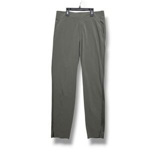 Athleta Brooklyn Mid Rise Ankle Pant Womens 0 Green Travel UPF 50